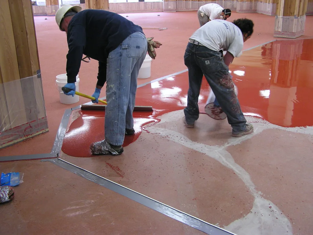 Sơn nền Epoxy tự san bằng phẳng