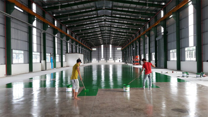 Giá thi công sơn nền Epoxy