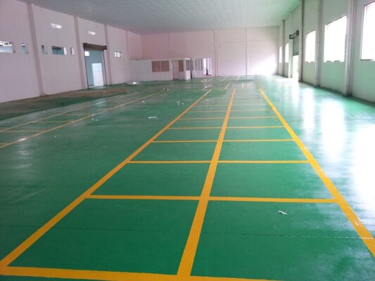 Giải pháp sơn Epoxy chống trơn trượt Thái Bình hiệu quả cho nhà xưởng