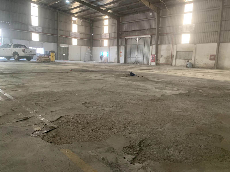 Chuẩn bị bề mặt sàn trước khi thi công sơn Epoxy chống trơn trượt Nam Định