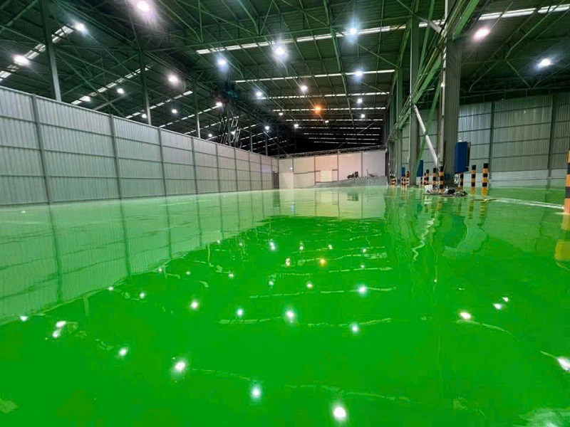 Quy trình thi công sơn nền epoxy Nam Định
